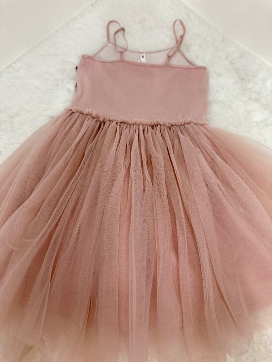 Cotton On Kids Girls Sequin Cake Tulle Party Dress - Picture 4 of 9